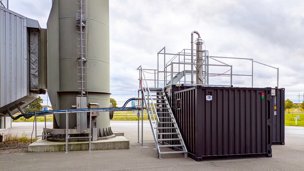 Test unit connects to the main facility at Gärstadverket Linköping